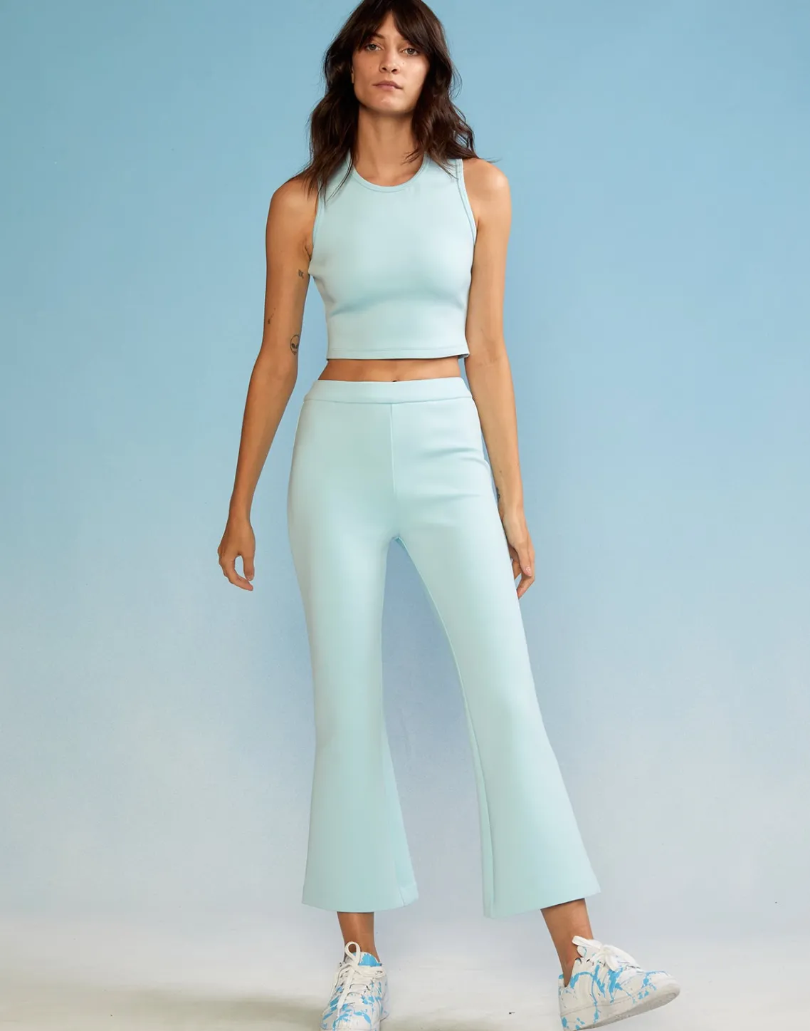 Cynthia Rowley Bonded Active Pant BLUE Fashion