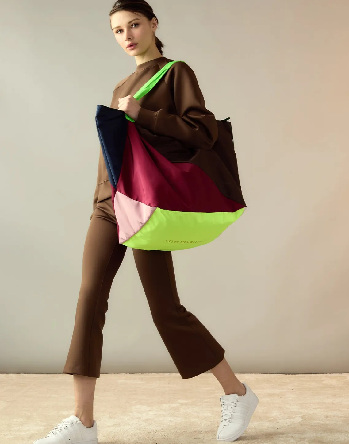 Cynthia Rowley Bonded Active Pant Brown Outlet