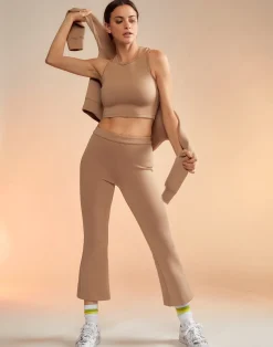 Cynthia Rowley Bonded Active Pant CAMEL Outlet