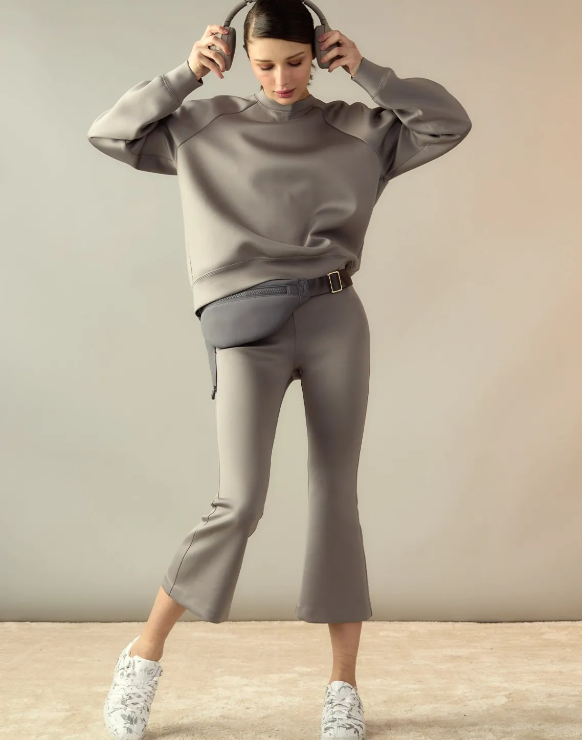 Cynthia Rowley Bonded Active Pant GRAY Best