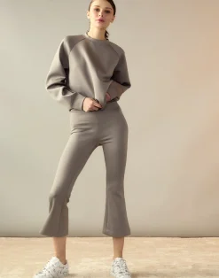 Cynthia Rowley Bonded Active Pant GRAY Best