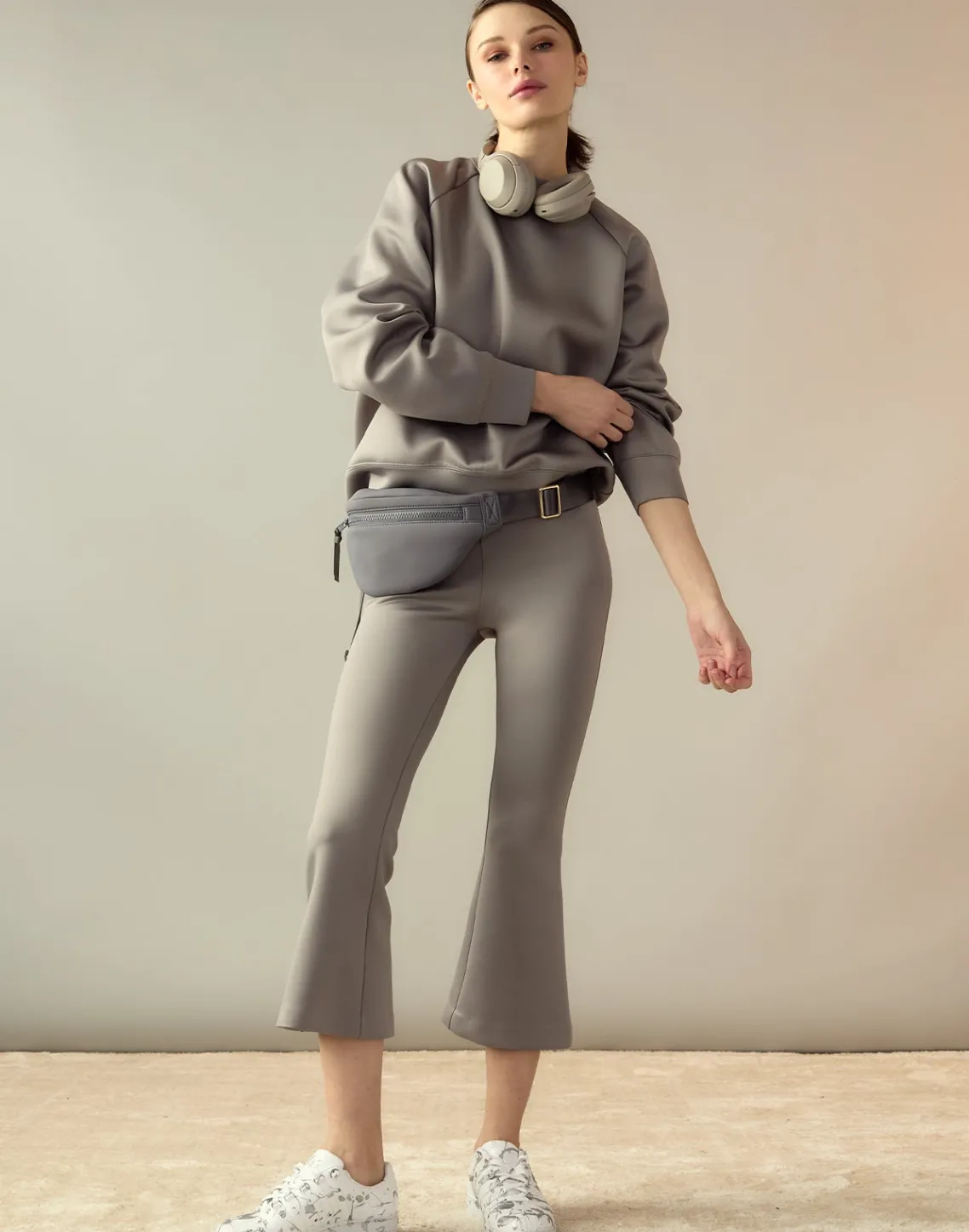 Cynthia Rowley Bonded Active Pant GRAY Best