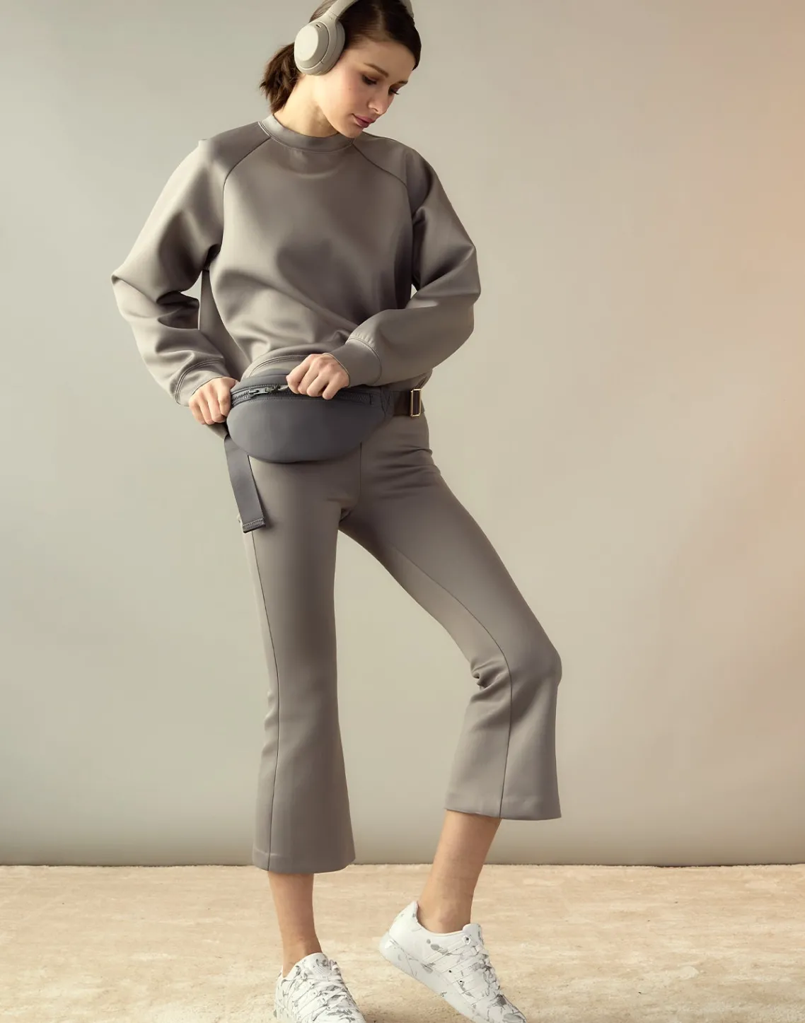 Cynthia Rowley Bonded Active Pant GRAY Best