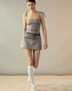 Cynthia Rowley Bonded Basics Dress GRAY Best