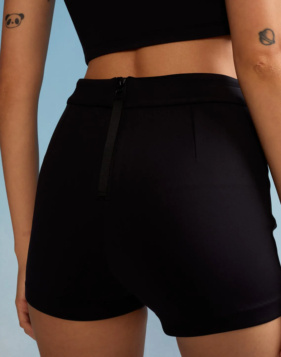 Cynthia Rowley Bonded Basics Shorts BLACK Outlet