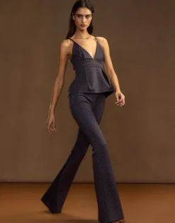 Cynthia Rowley Bonded Fit and Flare Pant NABUR Online