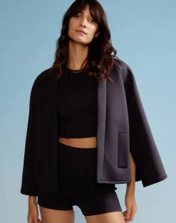 Cynthia Rowley Bonded Jacket BLACK Hot