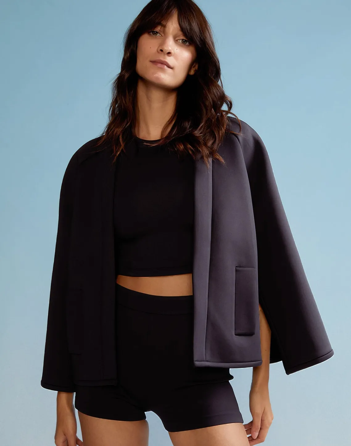 Cynthia Rowley Bonded Jacket BLACK Hot