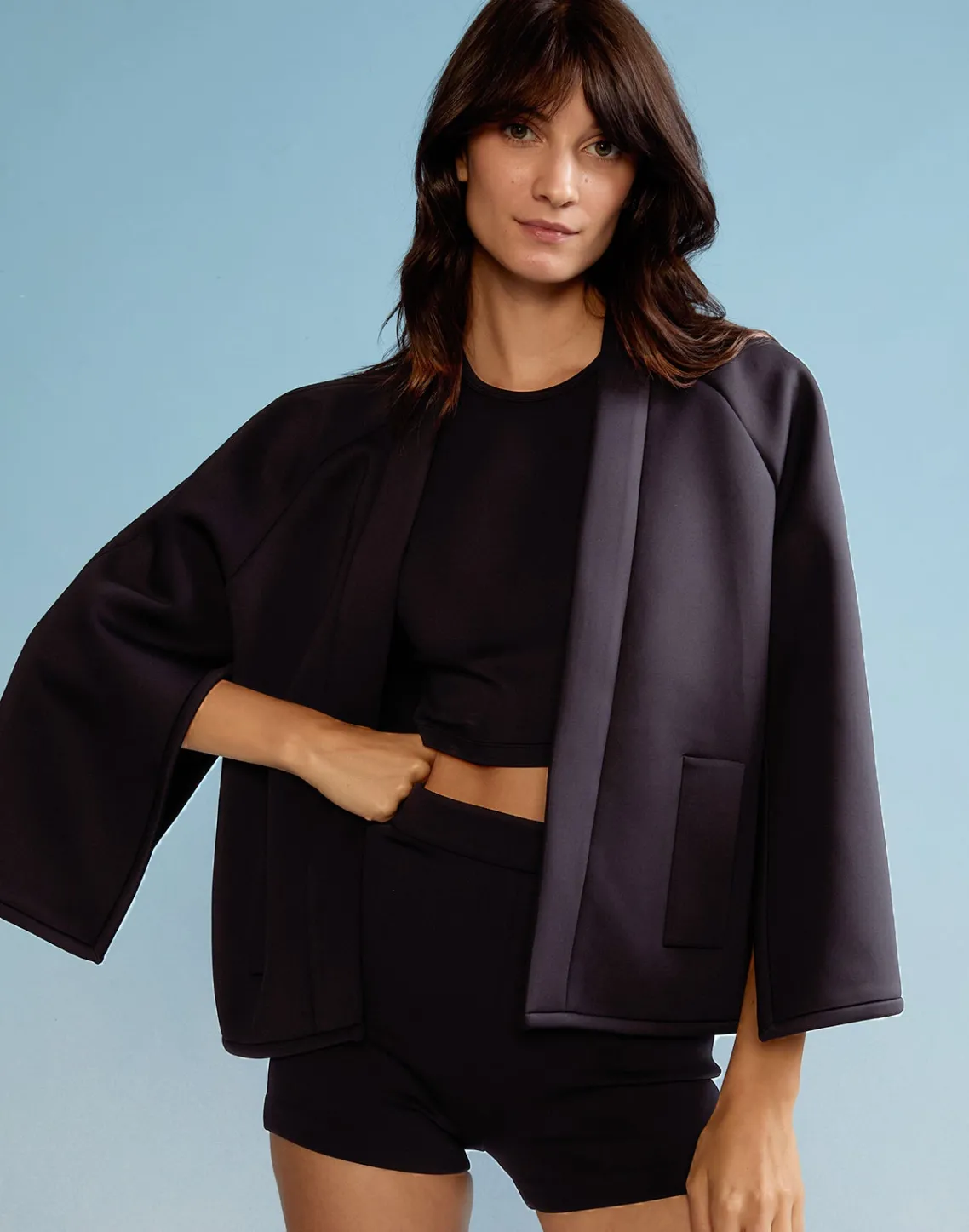 Cynthia Rowley Bonded Jacket BLACK Hot