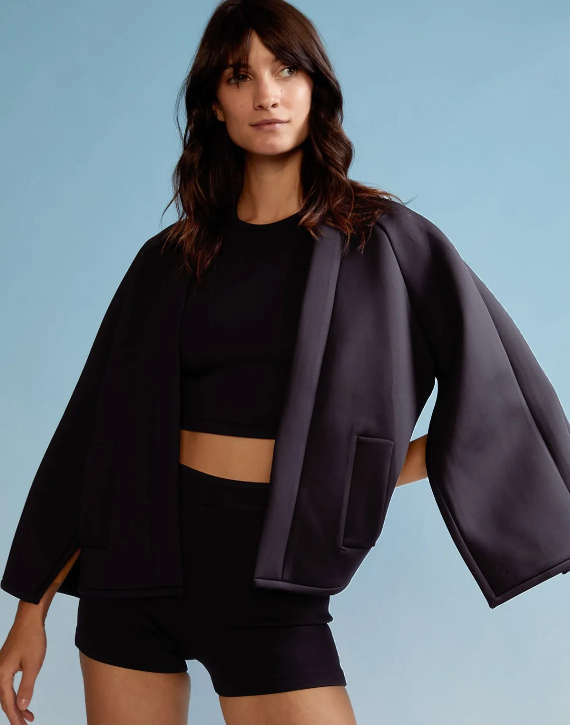 Cynthia Rowley Bonded Jacket BLACK Hot