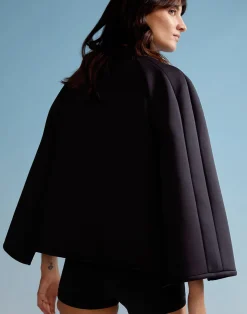 Cynthia Rowley Bonded Jacket BLACK Hot