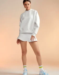 Cynthia Rowley Bonded Mini Skirt White Discount