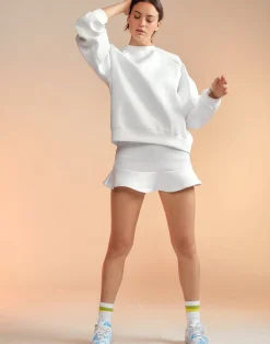 Cynthia Rowley Bonded Mini Skirt White Discount