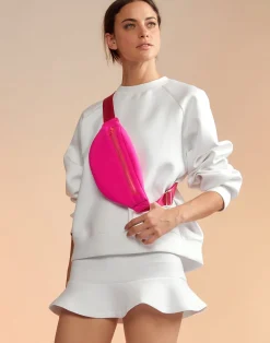 Cynthia Rowley Bonded Mini Skirt White Discount