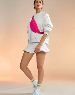 Cynthia Rowley Bonded Mini Skirt White Discount