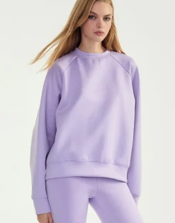 Cynthia Rowley Bonded Pullover Sweatshirt LVNDR Clearance