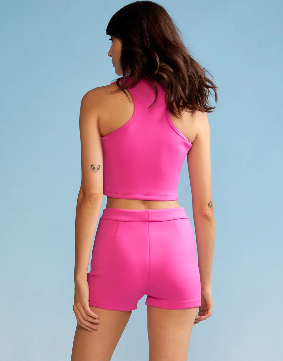 Cynthia Rowley Bonded Racer Tank HTPNK Best