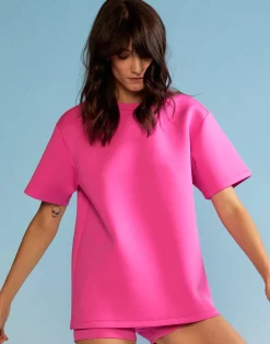 Cynthia Rowley Bonded Tee HTPNK New