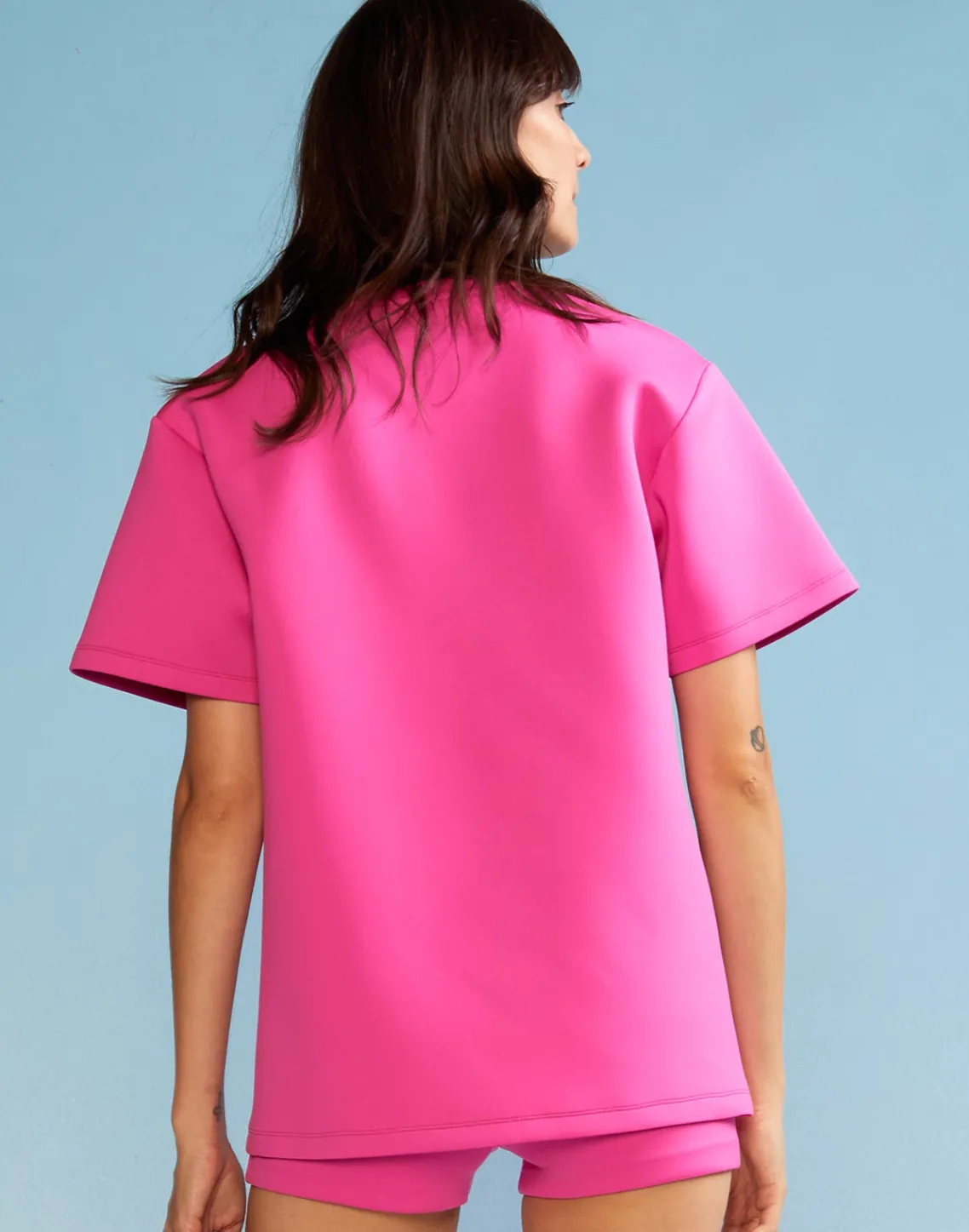 Cynthia Rowley Bonded Tee HTPNK New