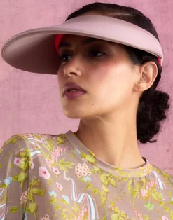 Cynthia Rowley Bonded Visor CAMEL Outlet