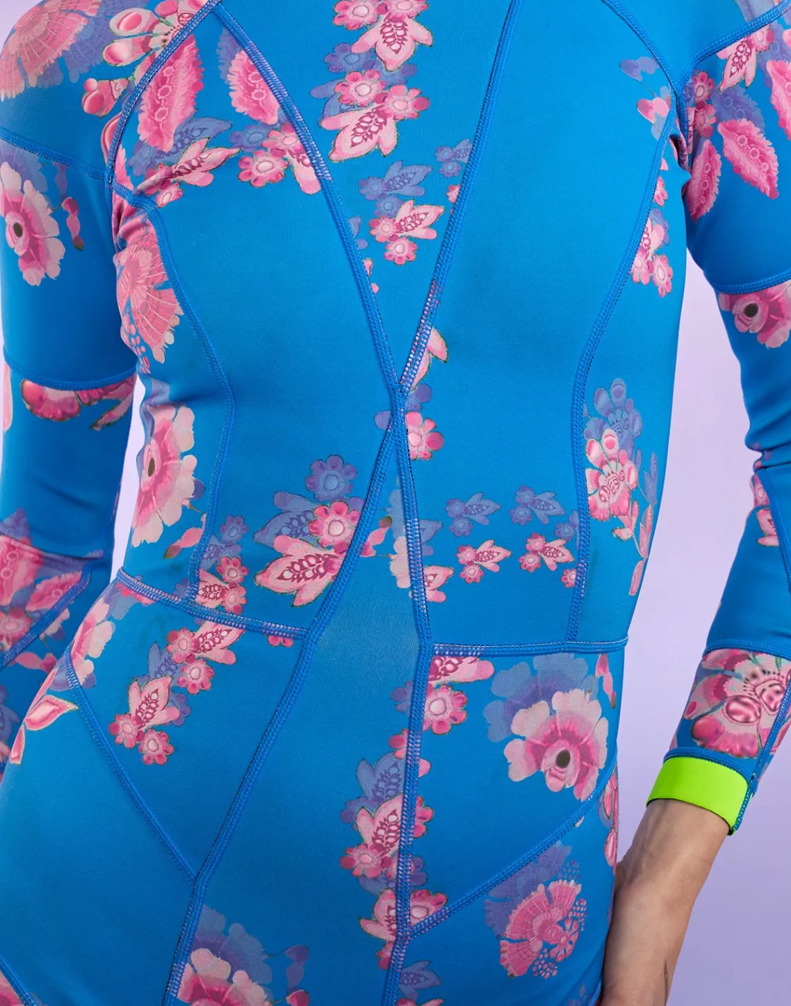 Cynthia Rowley Bowie Floral Wetsuit BLPKM New