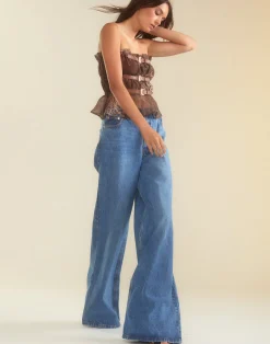 Cynthia Rowley Buckle Up Silk Organza Top LEOPD Fashion