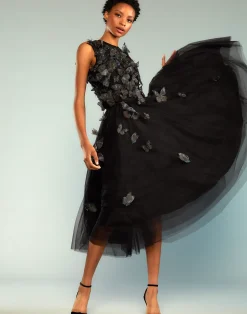 Cynthia Rowley Butterfly Tulle Skirt BLACK Online