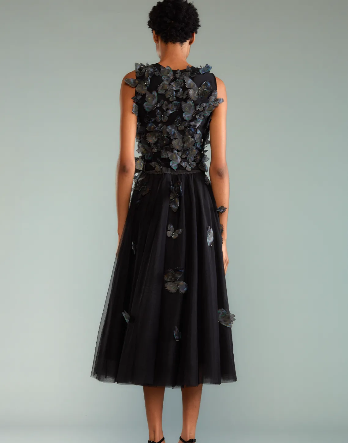 Cynthia Rowley Butterfly Tulle Skirt BLACK Online