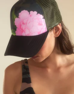 Cynthia Rowley Camo Trucker Hat GRNCAM Hot