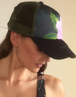 Cynthia Rowley Camo Trucker Hat GRNCAM Hot