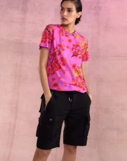 Cynthia Rowley Cargo Board Shorts BLACK Fashion