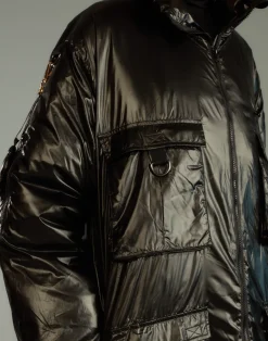 Cynthia Rowley Cargo Pocket Puffer Coat BLACK Online