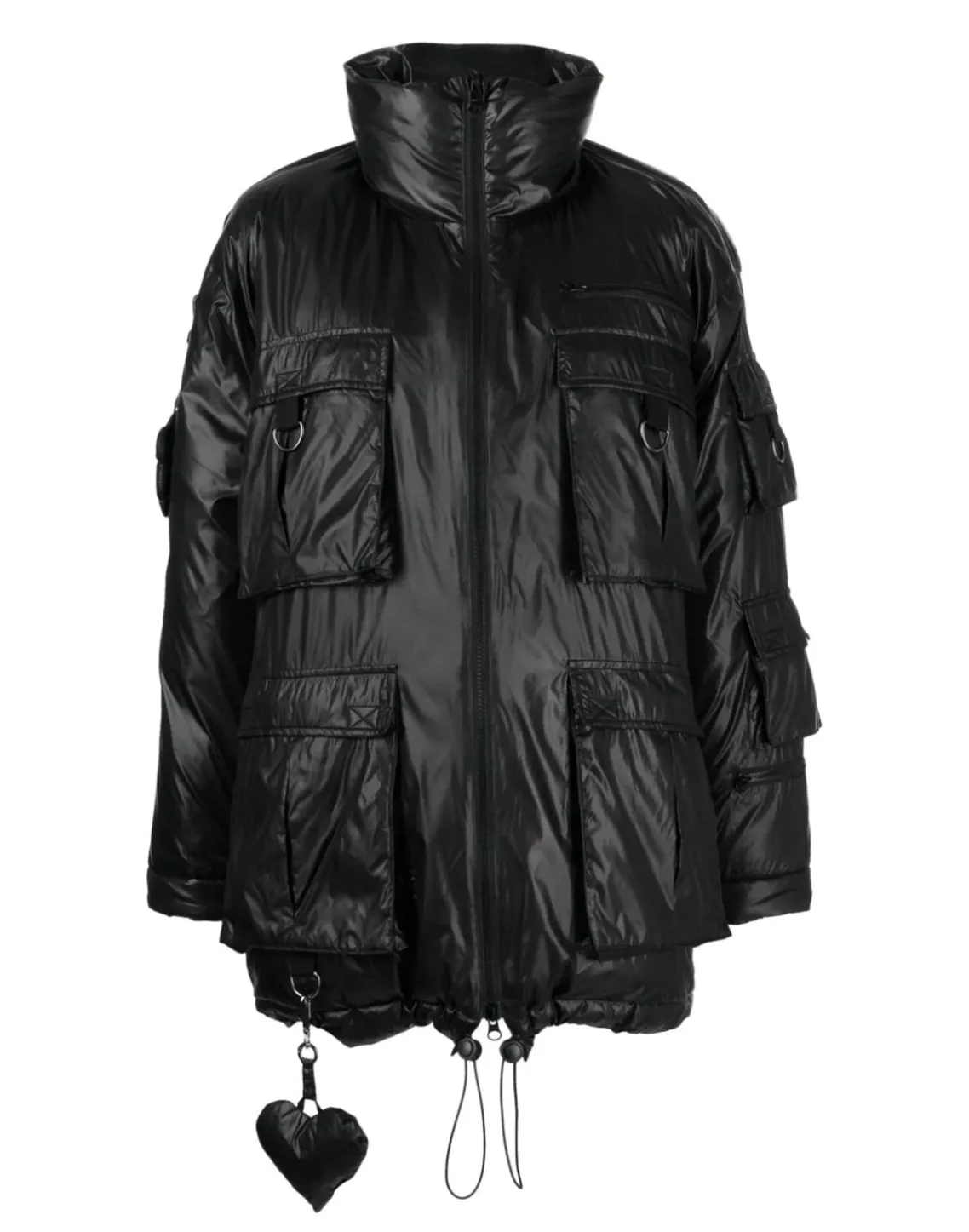 Cynthia Rowley Cargo Pocket Puffer Coat BLACK Online