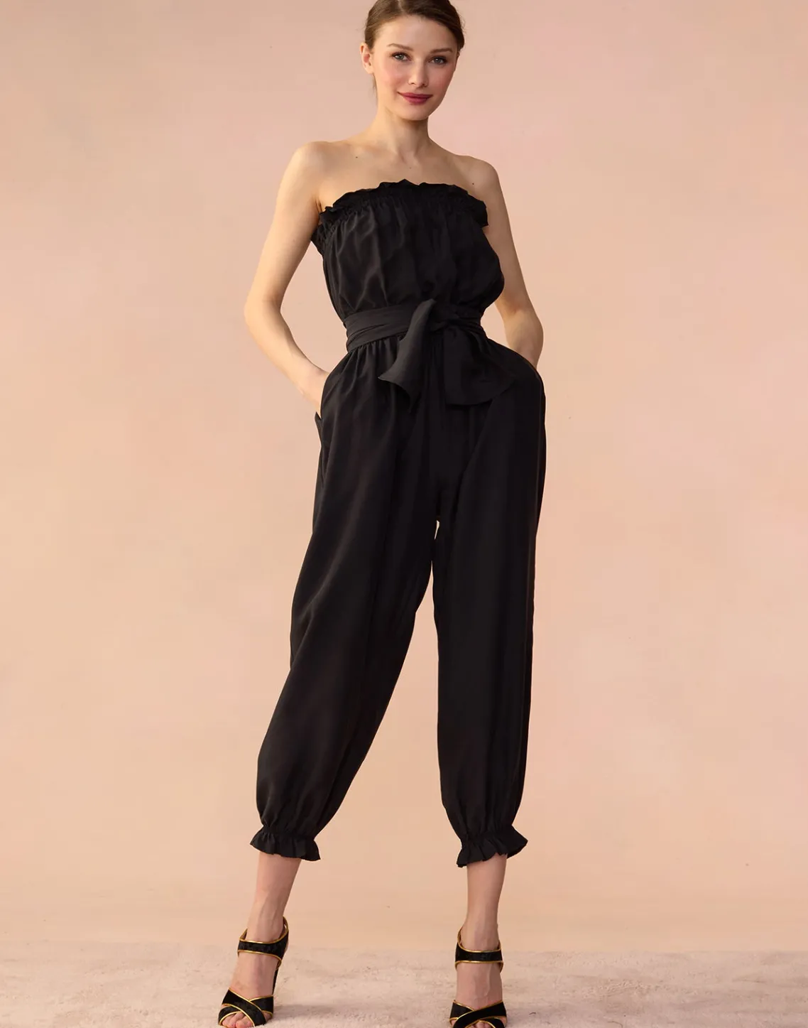 Cynthia Rowley Cassis Jumpsuit BLACK Fashion
