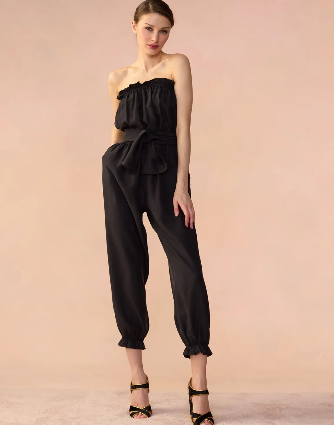 Cynthia Rowley Cassis Jumpsuit BLACK Fashion