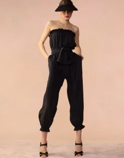 Cynthia Rowley Cassis Jumpsuit BLACK Fashion