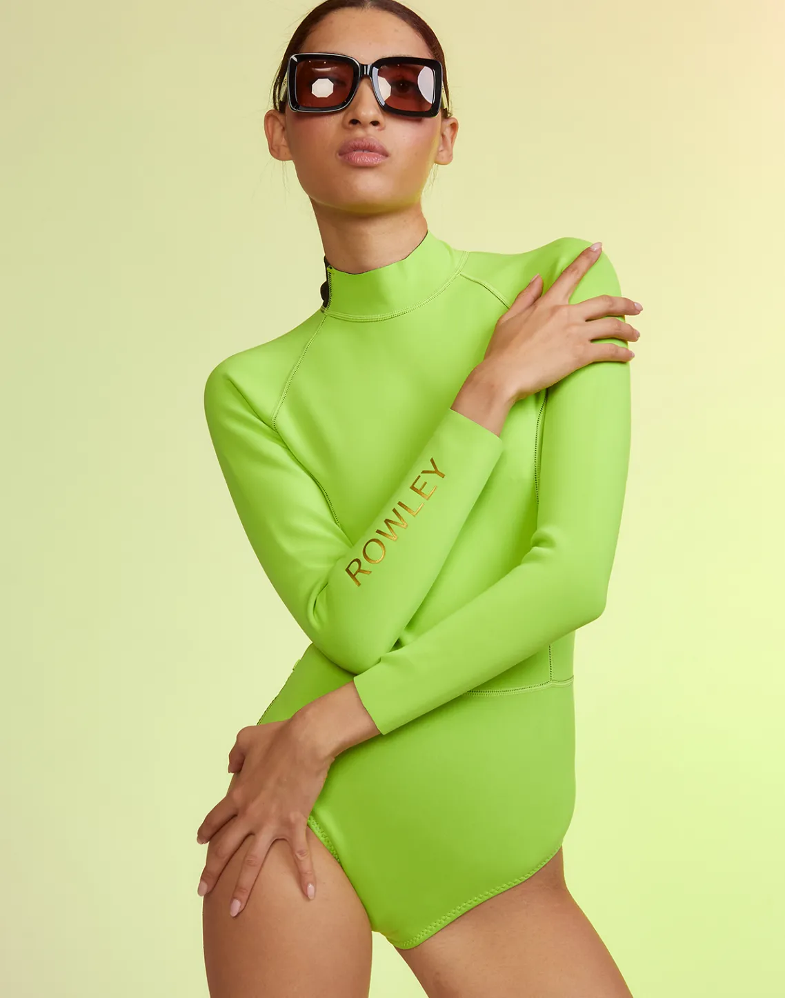 Cynthia Rowley Cheeky Wetsuit NEONG Fashion