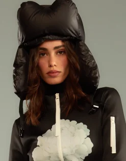 Cynthia Rowley Cloud Trapper Hat BLACK Outlet