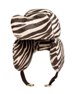 Cynthia Rowley Cloud Trapper Hat ZEBRA Discount