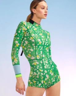 Cynthia Rowley Clover Wetsuit GRNMT Clearance