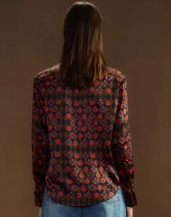 Cynthia Rowley Collectible Silk Shirt GEOBLRD Fashion