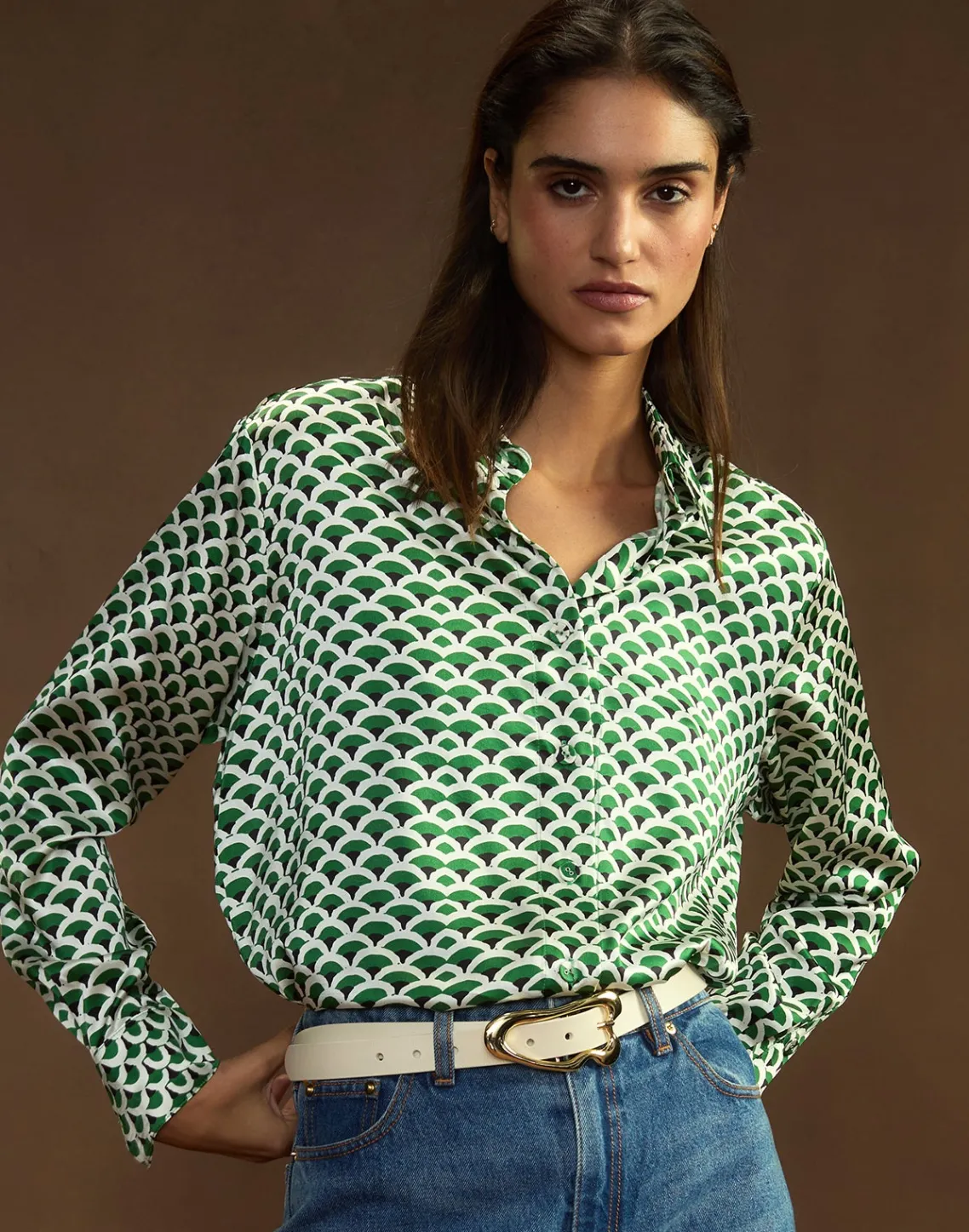 Cynthia Rowley Collectible Silk Shirt GRNWT Fashion