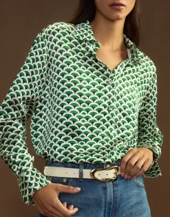 Cynthia Rowley Collectible Silk Shirt GRNWT Fashion