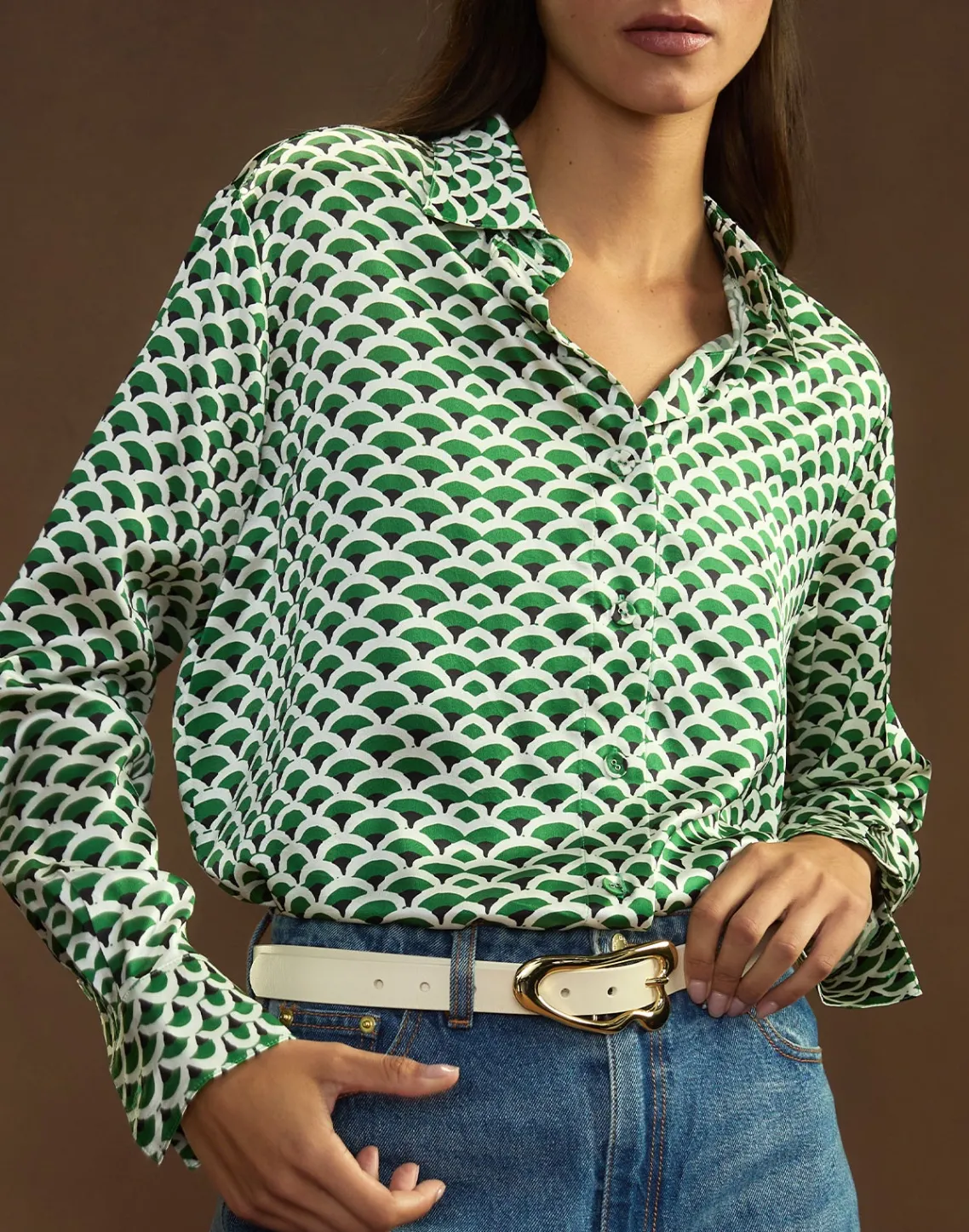 Cynthia Rowley Collectible Silk Shirt GRNWT Fashion