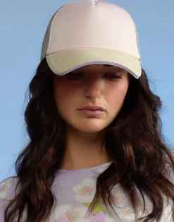 Cynthia Rowley Colorblock Trucker Hat IVPKTP Best