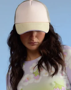 Cynthia Rowley Colorblock Trucker Hat IVPKTP Best