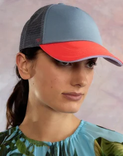 Cynthia Rowley Colorblock Trucker Hat VRBUBU Outlet