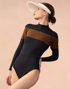 Cynthia Rowley Color-block Wetsuit BLKBR Outlet