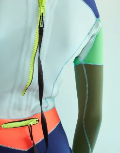 Cynthia Rowley Colorblock Wetsuit MULTI Outlet