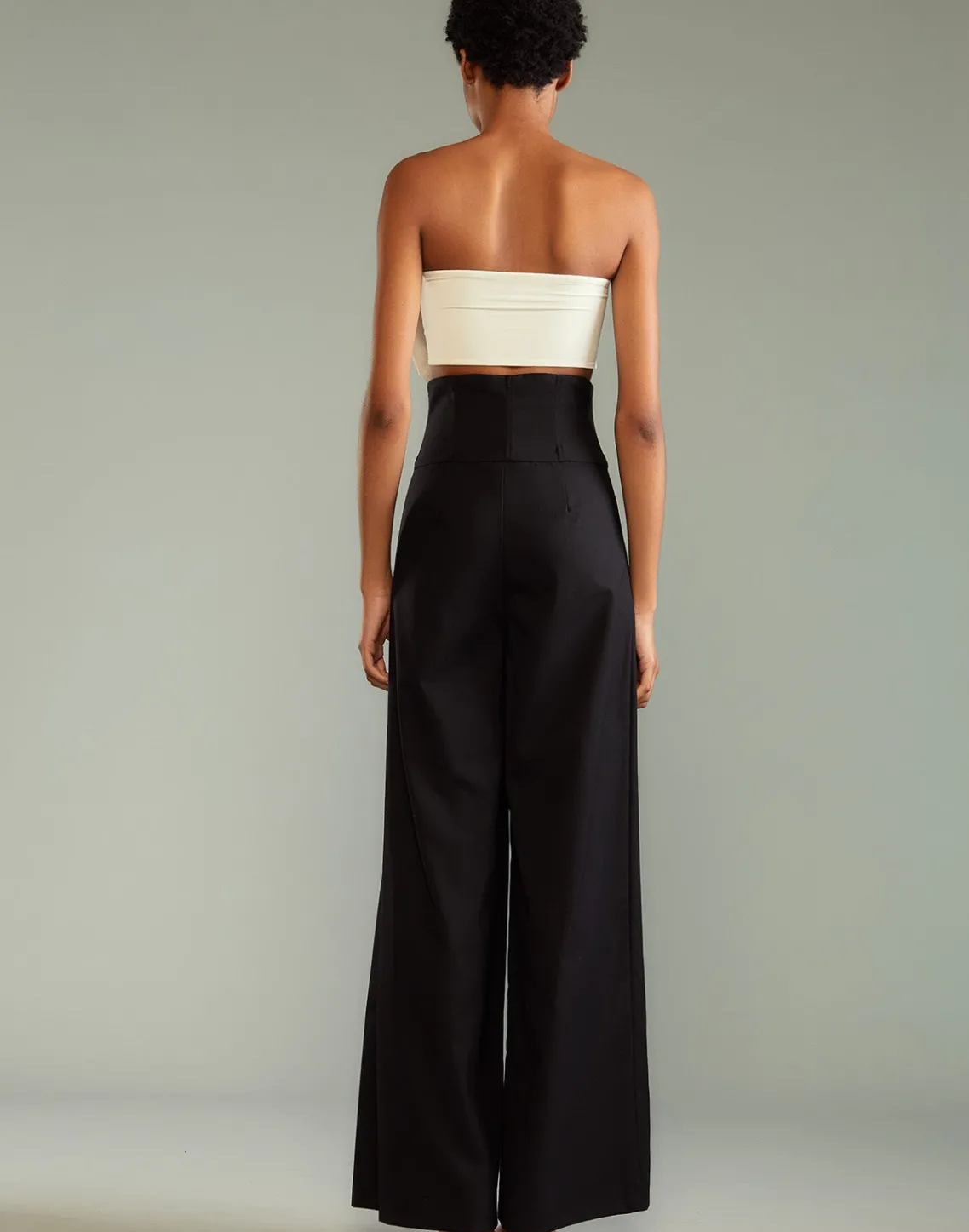 Cynthia Rowley Corset Waist Pants BLACK Online